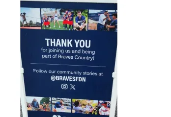 Braves Foundation Food Distribution 