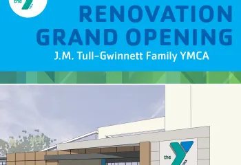a rendering of the front of J.M. Tull- Gwinnett Family  Y