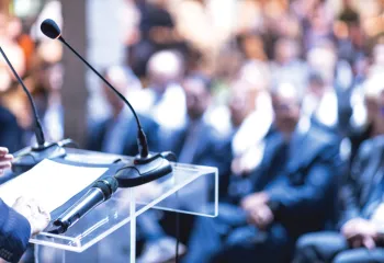 speaker podium