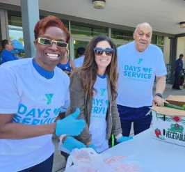 Days of Service participants smiling for a picture 