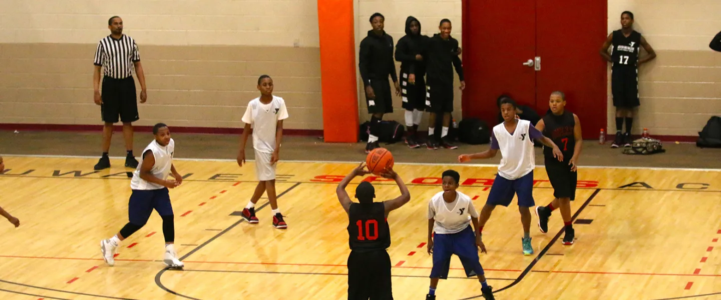 YMCA basketball game