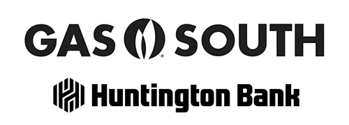 Gas South, Huntington Bank logos