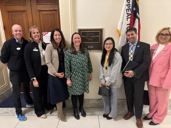 Y staff with US Representative Barry Loudermilk 
