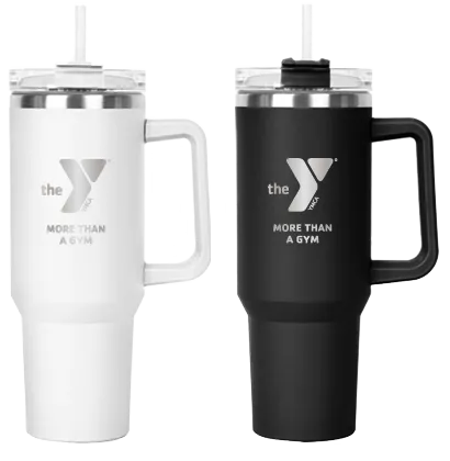 two YMCA stanleys next to each other