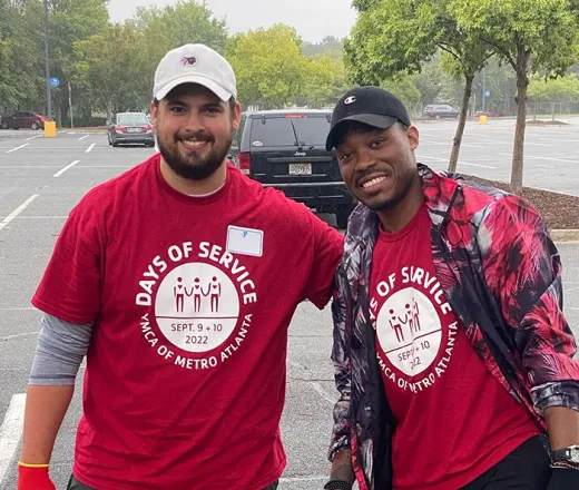 2 local volunteers