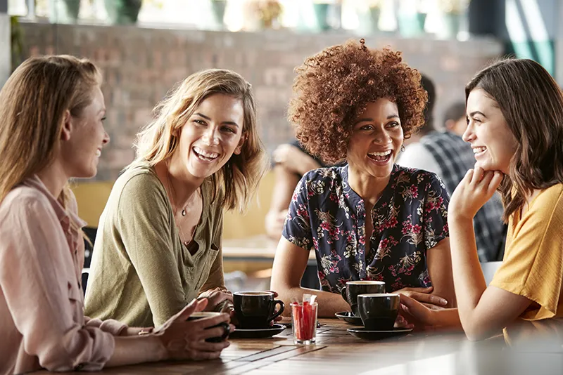 Mothers on a coffee date