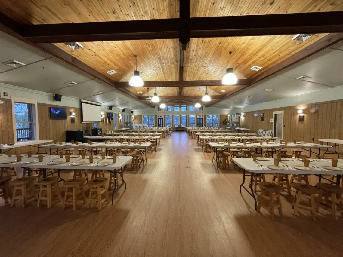 dining hall at lake allatoona 