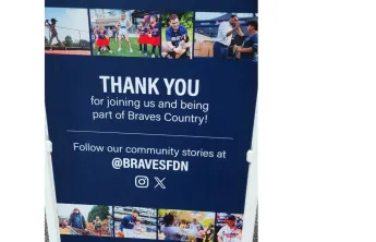 Braves Foundation Food Distribution 