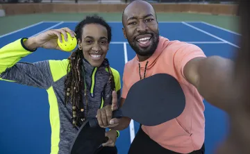Couple excited about pickleball