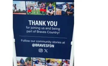 Braves Foundation Food Distribution 